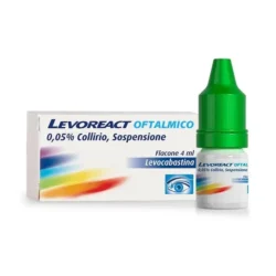 LEVOREACT OFTALMICO collirio 4 ml 0,5 mg/ml