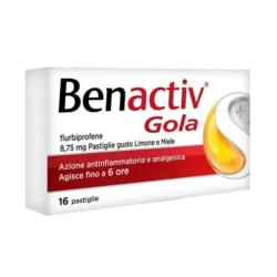 BENACTIV GOLA 16 pastiglie 8,75 mg arancia senza zucchero
