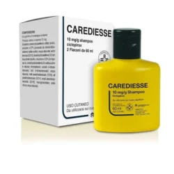 CAREDIESSE shampoo 2 flaconi 60 ml 10 mg/g