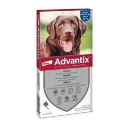 ADVANTIX SPOT ON soluz 4 pipette 4 ml 400 mg + 2.000 mg canida 25 a 40 Kg