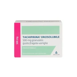 TACHIPIRINA OROSOLUBILE 12 bust grat 500 mg gusto fragola evaniglia