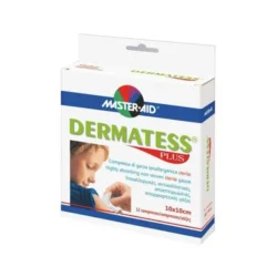 GARZA DERMATESS PLUS 10X10 12 PEZZI