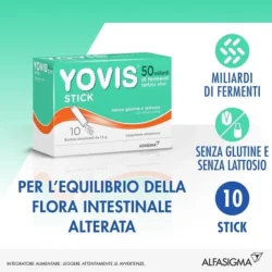 Yovis 50 Miliardi Alfasigma 10 Stick Orosolubili